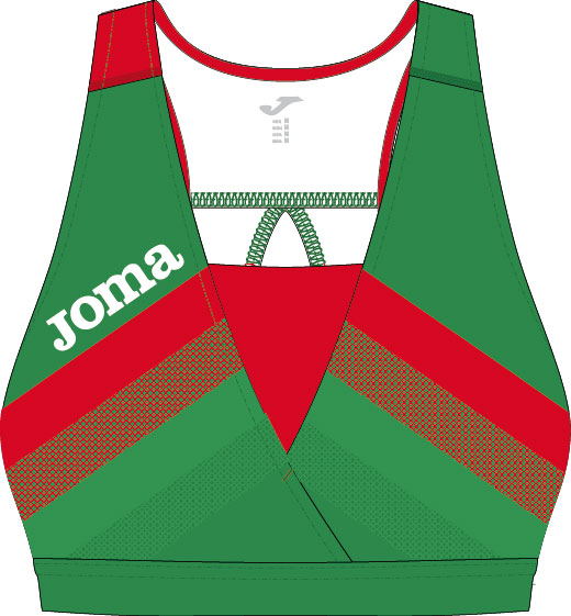 COMPETITION TOP FMAA GREEN SLEEVELES W.