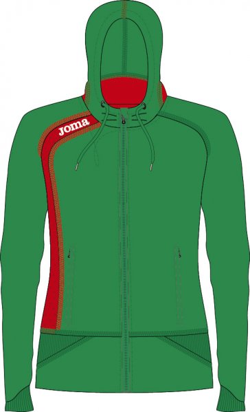 HOODIE JACKET FMAA GREEN W.