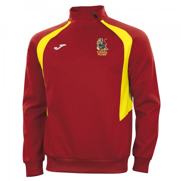 SWEATSHIRT FED. ESP. RUGBY RED-YELLOW