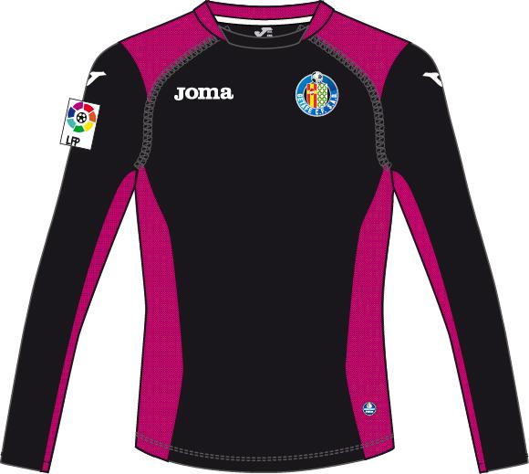 GETAFE GOALKEEPER SHIRT L/S BLACK-RASPBERRY