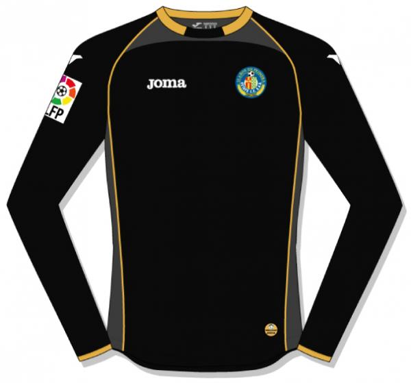 GETAFE GOALKEEPER SHIRT L/S BLACK-GOLD