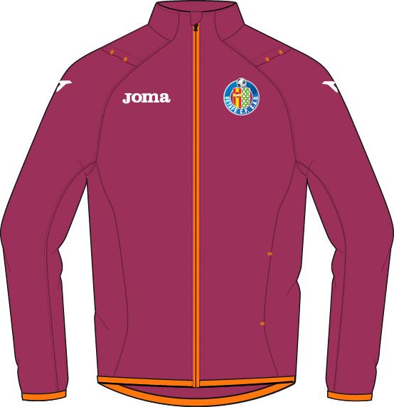 GETAFE TRAINING BURGUNDY RAINJACKET
