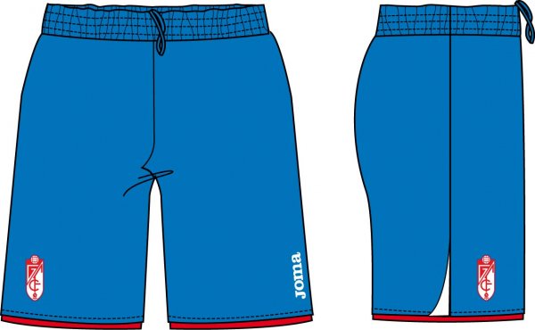 HOME SHORT GRANADA C.F. ROYAL-RED