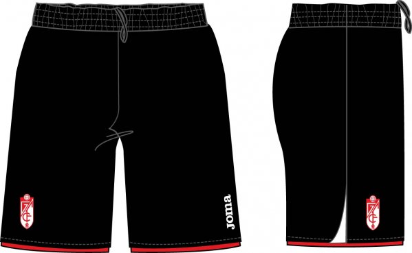 AWAY SHORT GRANADA C.F. BLACK-RED