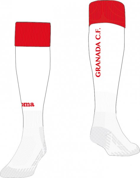 1ST SOCKS GRANADA RED-WHITE