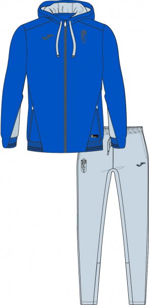 HOTEL TRACKSUIT POLY. GRANADA ROYAL-GREY