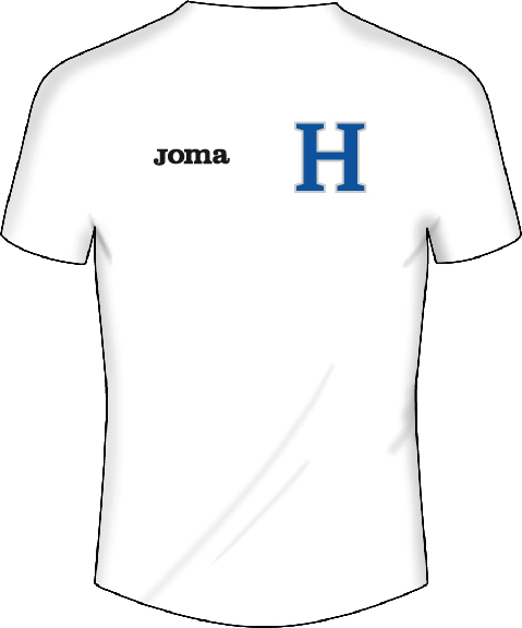 1st T-SHIRT HONDURAS WHITE-ROYAL S/S