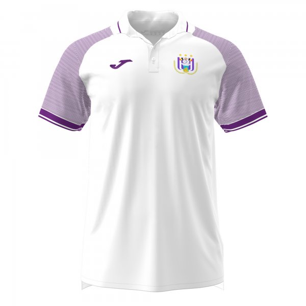 TRAINING POLO ANDERLECHT WHITE S/S