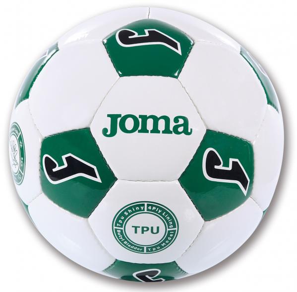 INTER1 SOCCER BALL SIZE 5 WHITE-GREEN