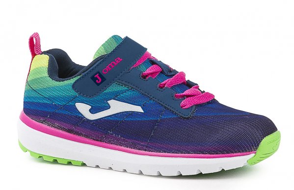 J.ALASKA JR 603 NAVY-FUCHSIA VELCRO