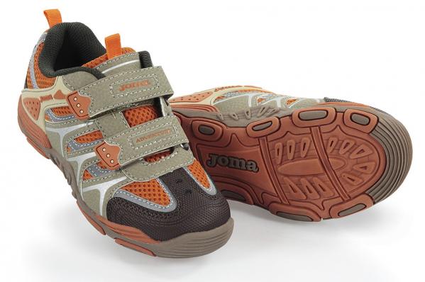 CASUAL FLIPPER JUNIOR GREY ORANGE