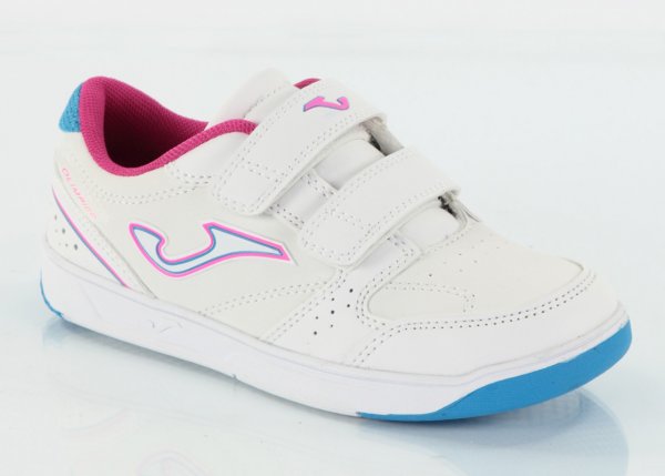 J.OLIMPICO JR 402 VELCRO WHITE-PINK