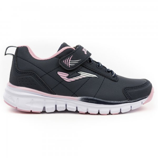 J.TEMPO JR 913 NAVY-PINK VELCRO