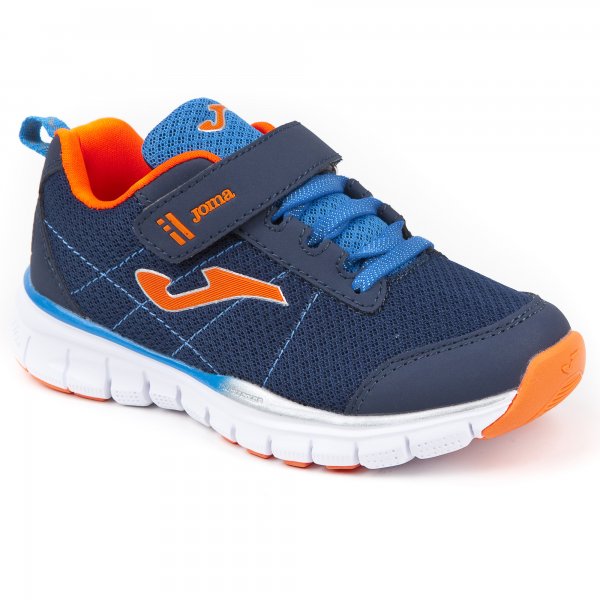 J.TEMPO JR 803 NAVY-ORANGE VELCRO