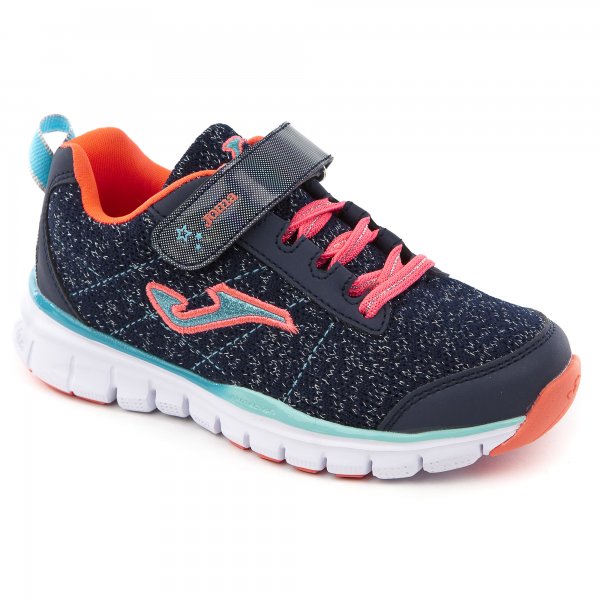 J.TEMPO JR 833 NAVY-TURQUOISE VELCRO