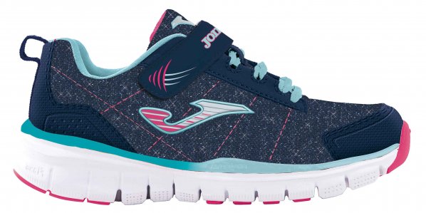 J.TEMPO JR 933 NAVY-TURQUOISE VELCRO