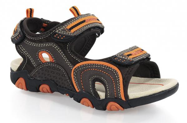 CASUAL ZEUS JUNIOR BLACK ORANGE