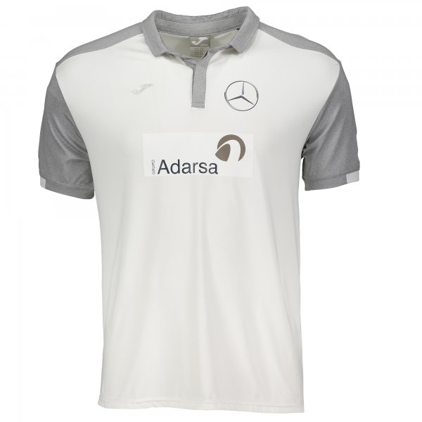 POLO JUANI MIERES BLANCO M/C -POLYESTER-