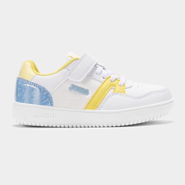 PLATEA LOW JR 2525 WHITE YELLOW