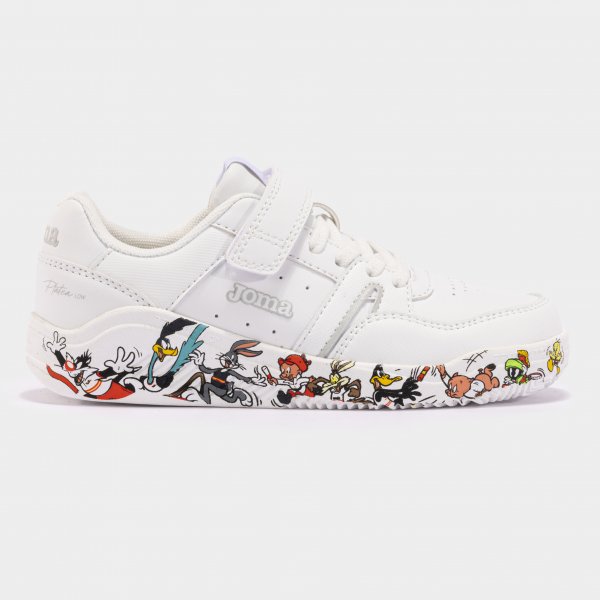 PLATEA LOW JR 2472 WHITE MULTICOLOR