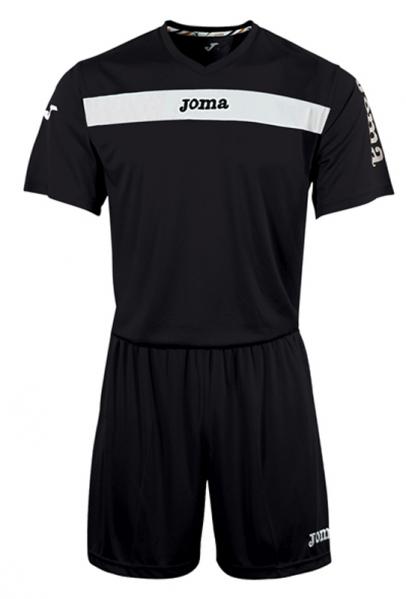 ACADEMY S/S SET (SHIRT+SHORT) BLACK-WHITE