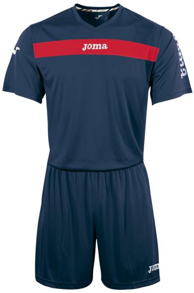 ACADEMY S/S SET (SHIRT+SHORT) NAVY-RED