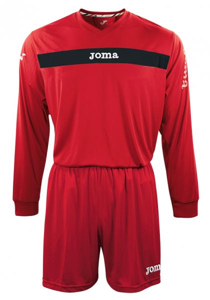 ACADEMY L/S SET (SHIRT+SHORT) RED-BLACK