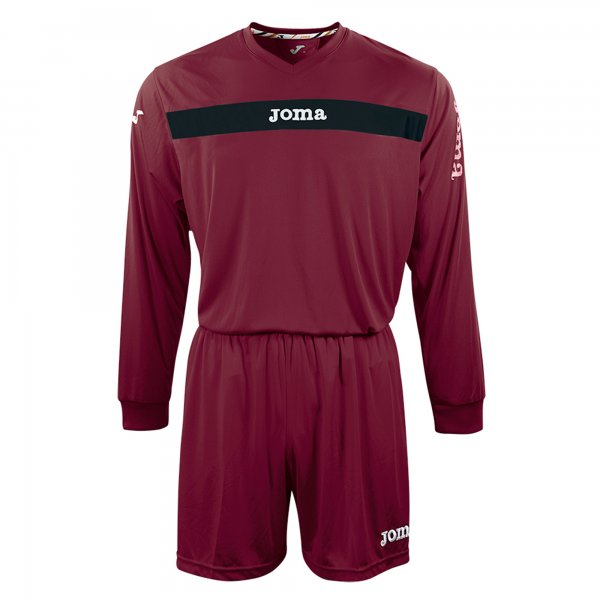 ACADEMY L/S SET (SHIRT+SHORT) BURGUNDY-BLACK