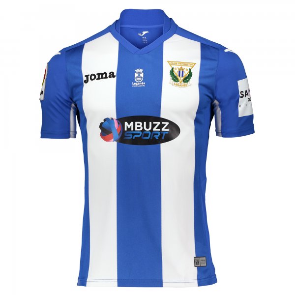 HOME T-SHIRT C.D.LEGANES ROYAL-WHITE S/S