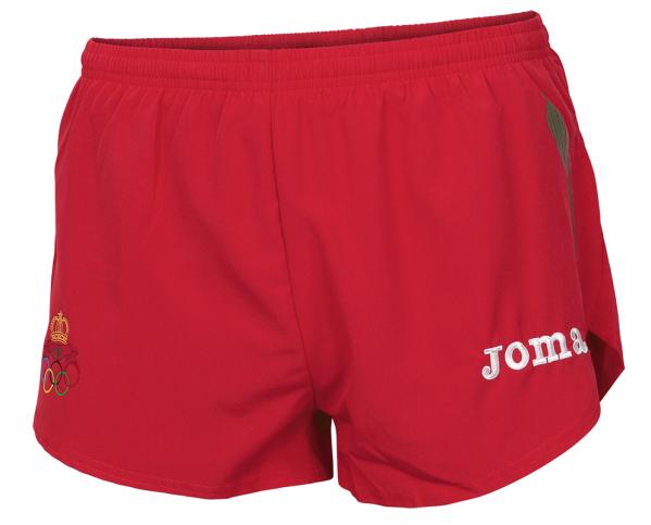 C.N.O.M. RED RUNNING SHORTS