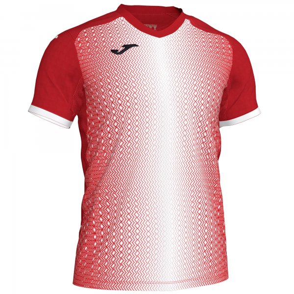 MARCO CECCHINATO T-SHIRT RED-WHITE S/S