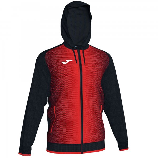 JACKET HOODED MARCO CECCHINATO BLACK-RED