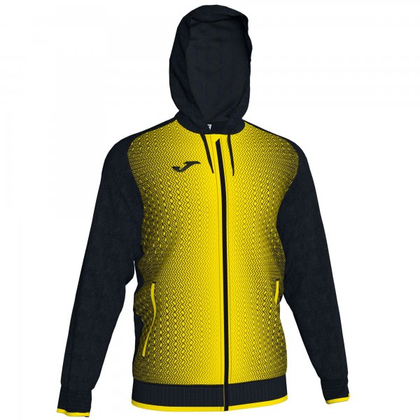 JACKET HOODED MARCO CECCHINATO BLACK-YELLOW