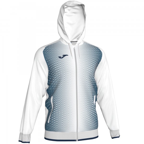 JACKET HOODED MARCO CECCHINATO WHITE-DARK NAVY