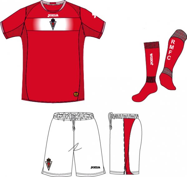 MURCIA MINIKITS S/S RED-WHITE
