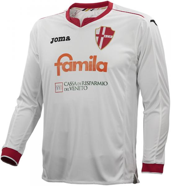 AC PADOVA WHITE-RED HOME L/S T-SHIRT
