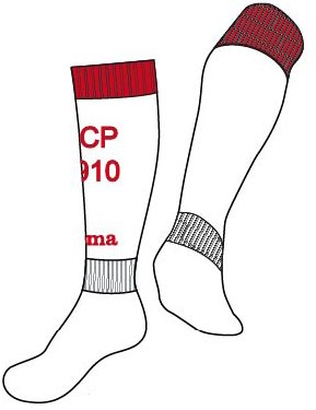 PADOVA HOME WHITE GAME SOCKS