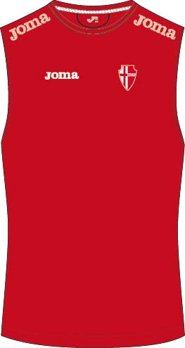 PADOVA TRAINING SLEEVELESS SHIRT RED