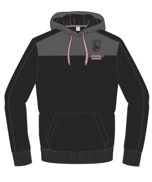 HOODED SWEATSHIRT TRAVEL PALERMO BLACK