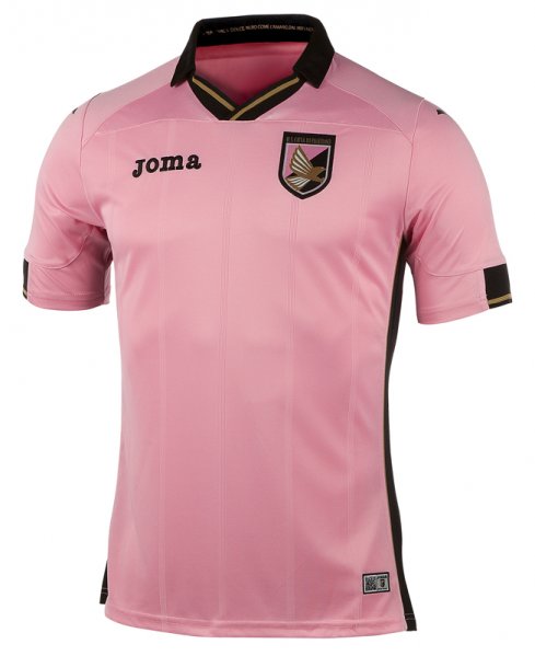 HOME T-SHIRT PALERMO PINK-BLACK S/S