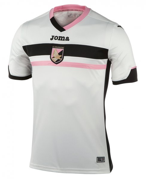 AWAY T-SHIRT PALERMO PINK-BLACK S/S