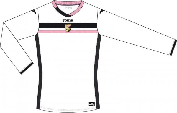 AWAY T-SHIRT PALERMO PINK-BLACK L/S