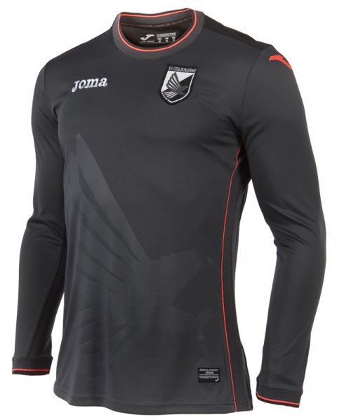 AWAY T-SHIRT PALERMO GREY-BLACK L/S
