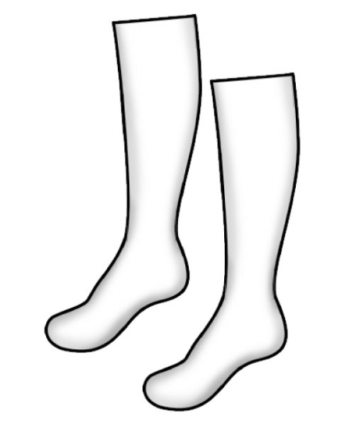 AWAY SOCKS PALERMO WHITE