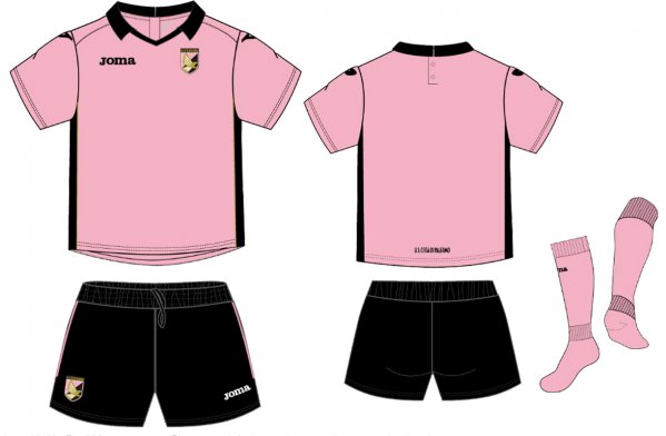 HOME MINI KIT PALERMO PINK-BLACK S/S