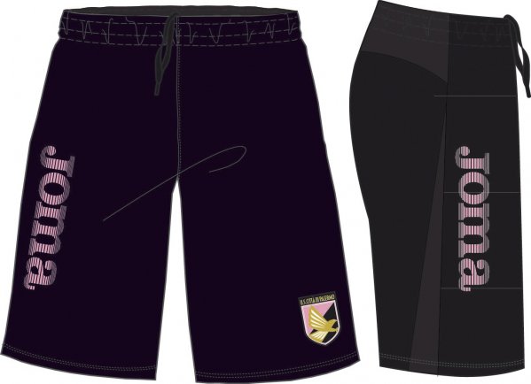 SHORT TRAINING PALERMO BLACK NO POCKETS