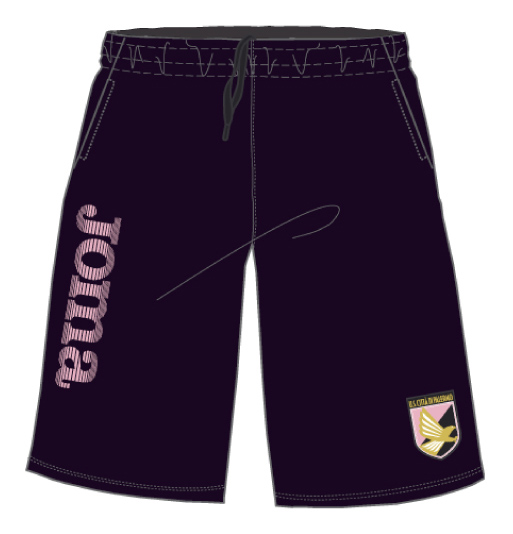 SHORT TRAINING PALERMO BLACK POCKETS