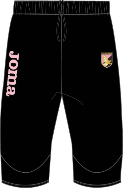 PIRATE PANTS TRAINING PALERMO BLACK NO POCKETS