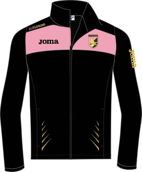RAINJACKET TRAINING PALERMO BLACK-PINK