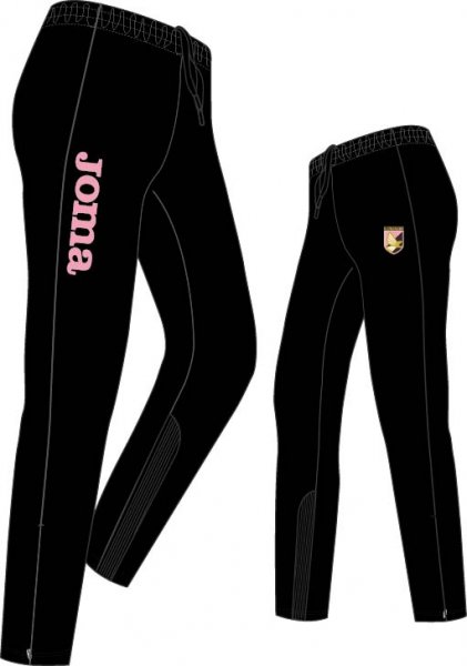 LONG PANTS TRAINING PALERMO BLACK NO POCKETS